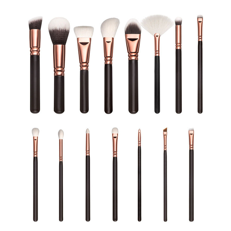 LUMIBRUSHS - 15 Piece Makeup Tool Set, Makeup Brush Set, Makeup Brush Eye, Shadow Brush