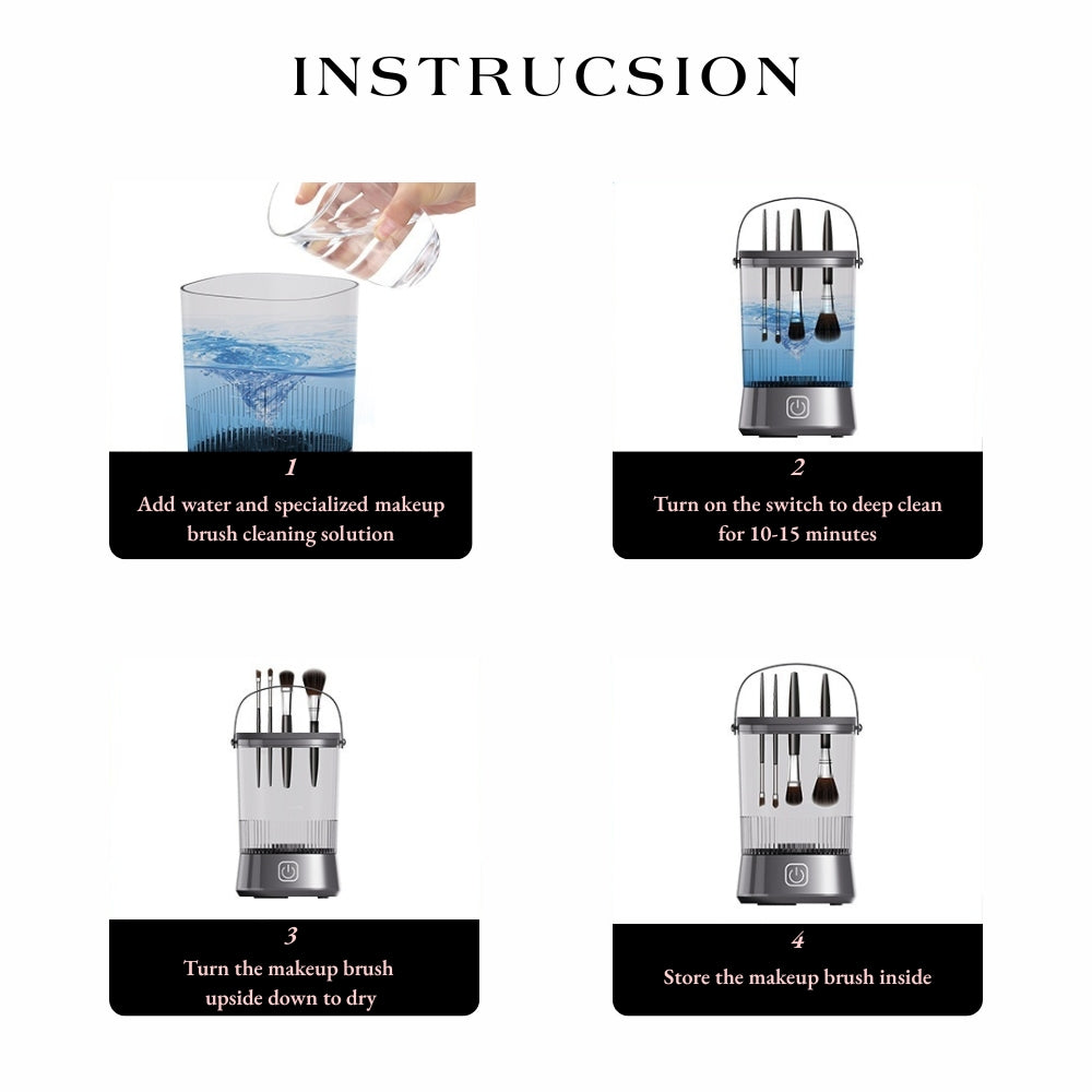 LUMIBRUSHS - Makeup Brush Cleaner, Deep Clean and Storage Makeup Brushes